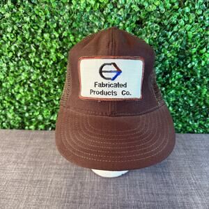 Reynolds Made In USA Trucker Mens Hat Snapback Cap Fabricated Products Co Rare